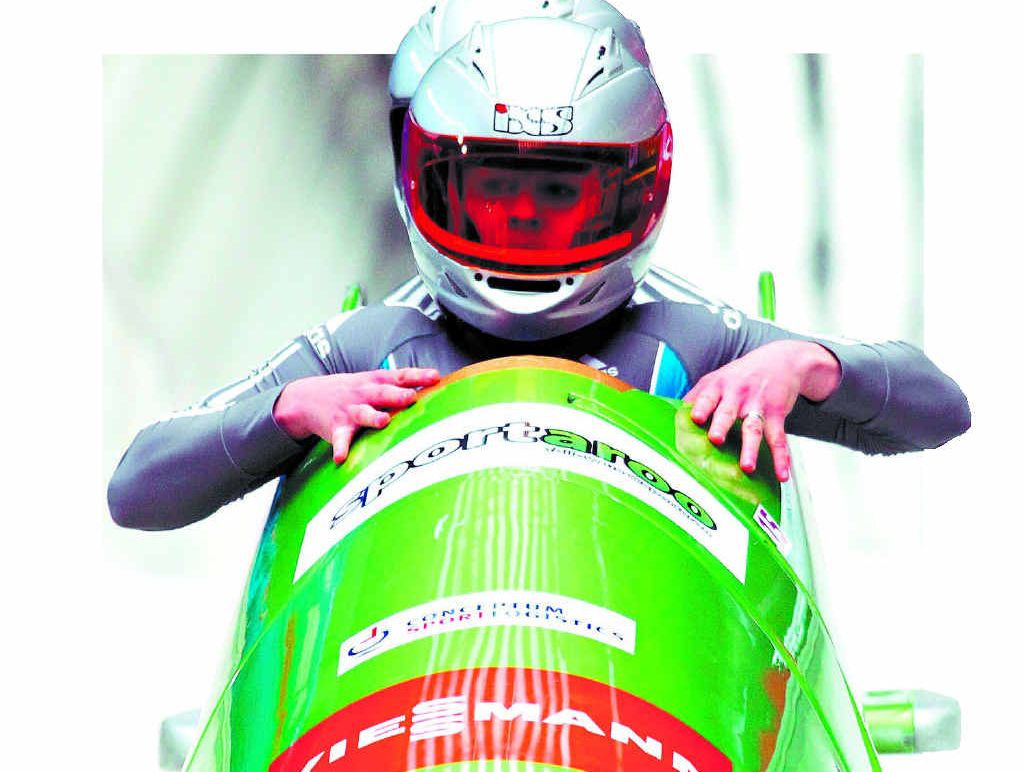 HARD WORK PUT IN: Jana Pittman and Astrid Radjenovic compete in the two-women bobsleigh at the World Cup Test Event in Sochi in February last year. HARD WORK PUT IN: Jana Pittman and Astrid Radjenovic compete in the two-women bobsleigh at the World Cup Test Event in Sochi in February last year.